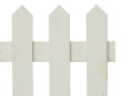 Skagen stakittgjerde 180 x 80 cm hvit